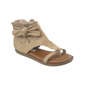 2 Lips Too Too Chi Sandals Wedge Faux Leather Natural Women’s Size 8